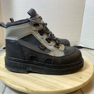 FIELD & STREAM MEN'S ANGLER FELT SOLE WADING BOOTS Size 6